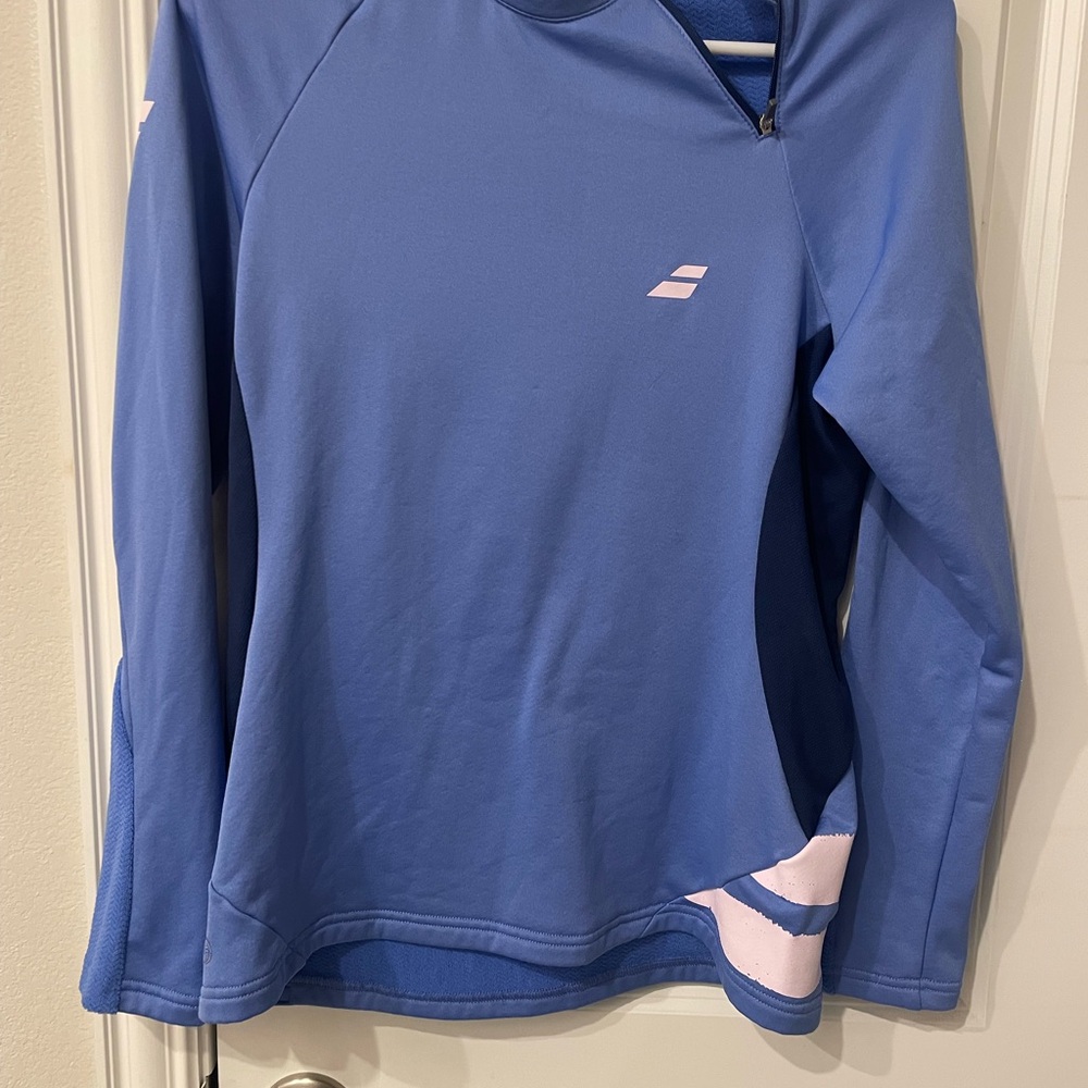 Women's Blue Long Sleeve Top